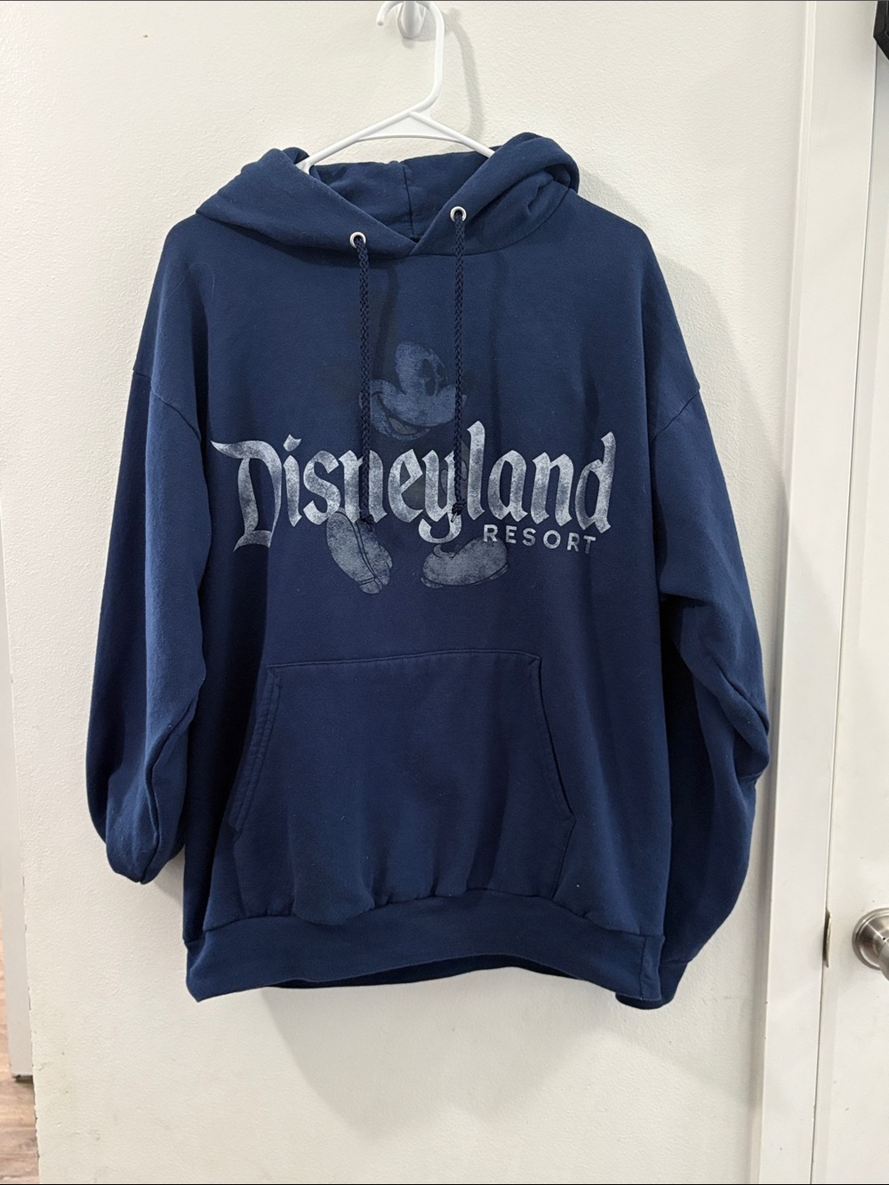 Navy Blue Pullover Hoodie